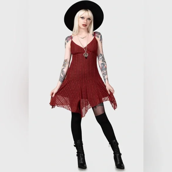 Killstar Emilia’s Wrath dress — red - Picture 1 of 7